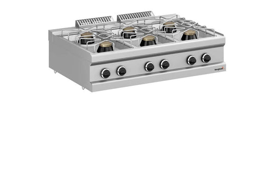 bergman Profiline Plus 700 Gasherd mit 6 Flammen - 33 kW