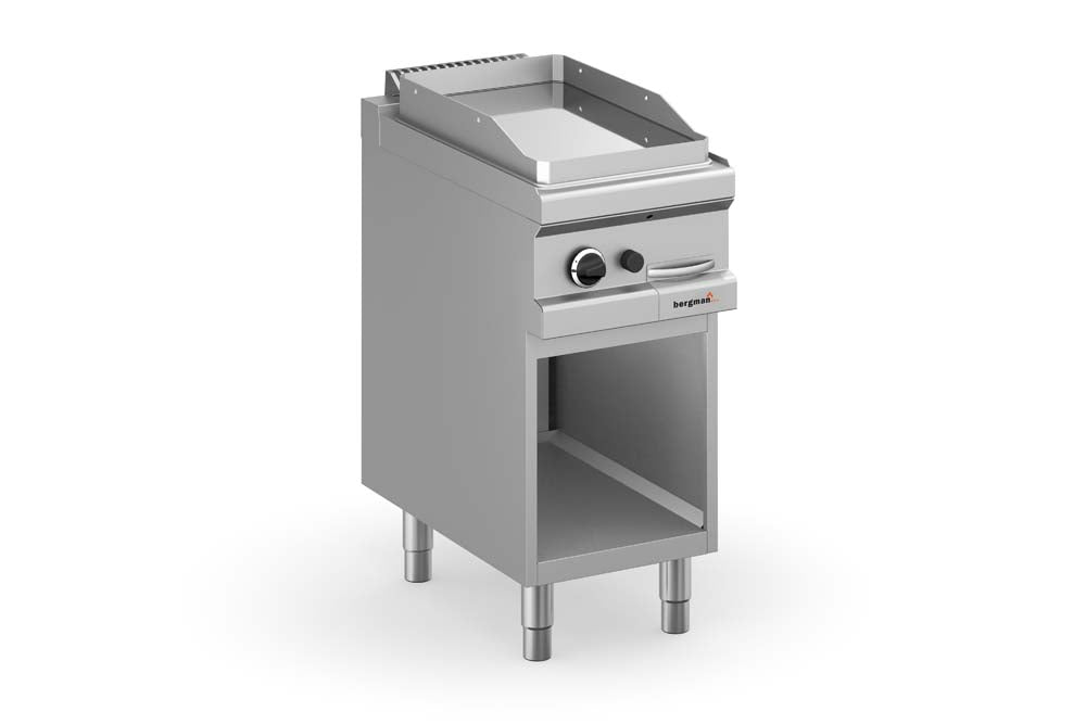 bergman Profiline Plus 700 Gas-Grillplatte glatt mit offenem Unterbau - 5,5 kW