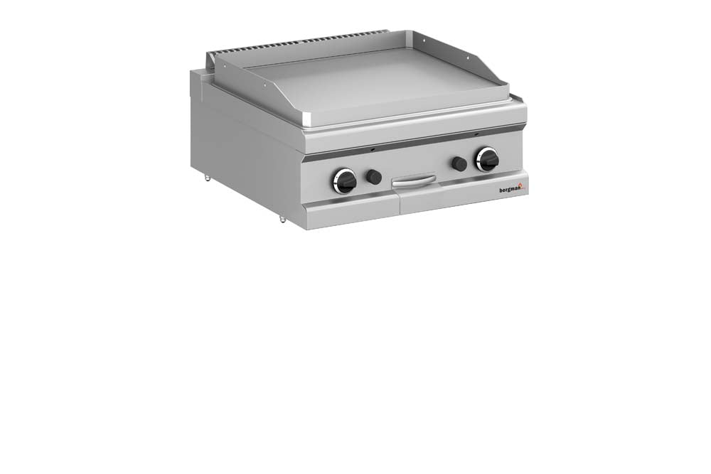 bergman Profiline Plus 700 Gas-Grillplatte glatt - 11 kW