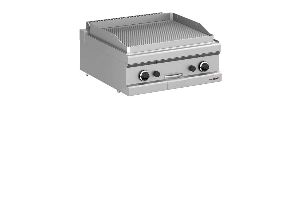 bergman Profiline Plus 700 Gas-Grillplatte gerillt - 11 kW