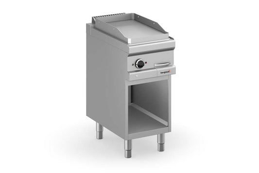 bergman Profiline Plus 700 Elektro-Grillplatte glatt mit offenem Unterbau - 4 kW