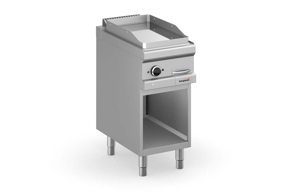 bergman Profiline Plus 700 Elektro-Grillplatte mit offenem Unterbau verchromt -  4 kW