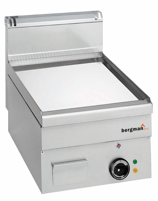 bergman Profilline Plus 600 Elektro-Grillplatte glatt verchromt - 5 kW