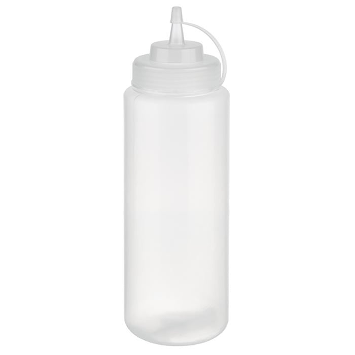 Quetschflasche 1,025 l - PE - Transparent