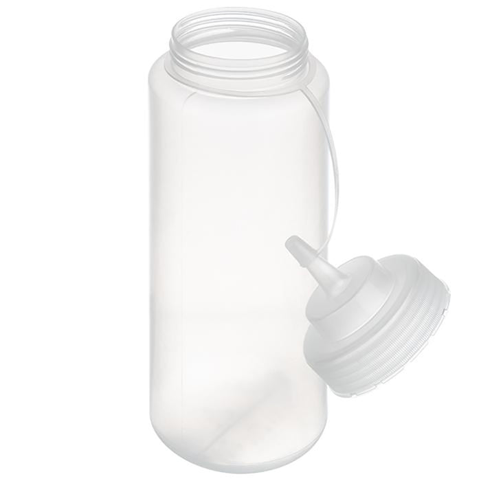 Quetschflasche 1,025 l - PE - Transparent