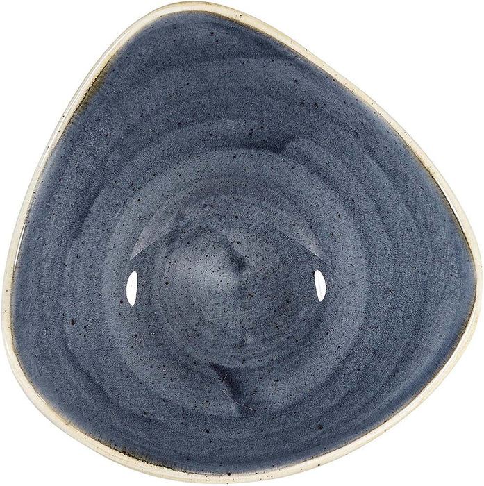 STONECAST Schüssel, dreieckig - 15,3 x 15,3 x 8 cm (Inhalt 26 cl) - Blueberry