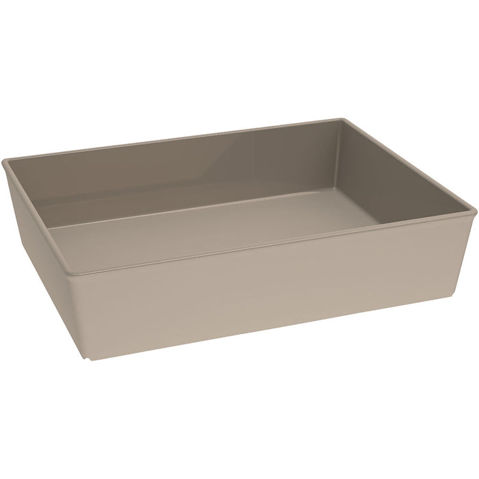 Modell 1262 Schale  viereckig 22 x 18 x 5 cm - Inhalt 125 cl - Leinen(SAN)