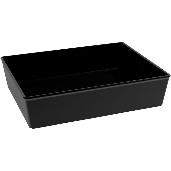 Modell 1262 -Schale  viereckig 22 x 18 x 5 cm - Inhalt 125 cl - Schwarz (SAN)