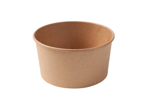 Salatschale - Ø 15 cm - 800 ml - Pappe - Braun  (300 Stück)