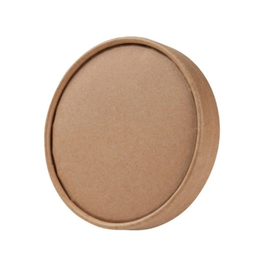 Deckel - Ø 18,5 cm - Braun - PLA - beschichtet (300 Stück)