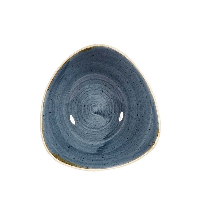 STONECAST Schüssel dreieckig - 23,5 x 25,5 x 7,6 cm (Inhalt 60 cl) - Blueberry