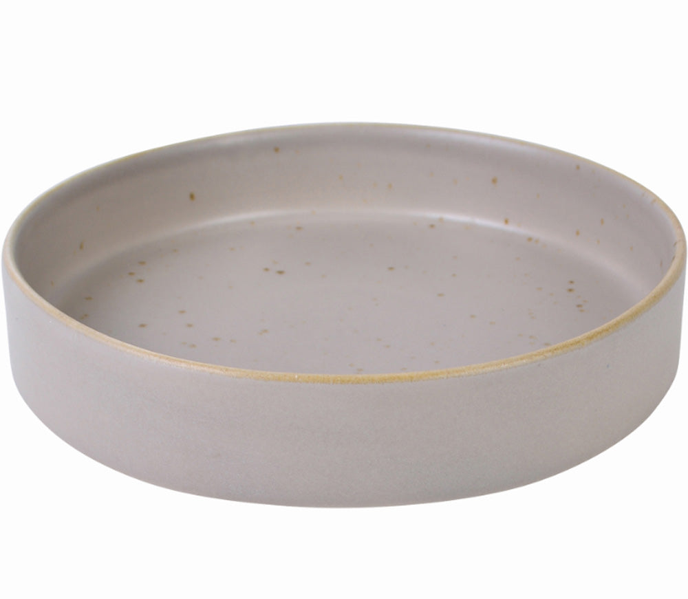 KADEN RUSTIC Teller mit Rand, Menü Ø 26 x 4,5 cm - Olive