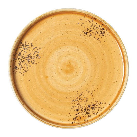 KADEN JAVA Teller mit Rand, Dessert Ø 20 x 2,5 cm - Yellow