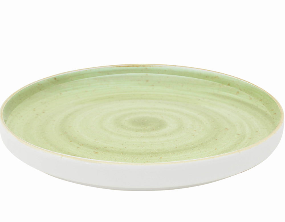 KADEN JAVA Teller mit Rand, Menü Ø 26 x 3 cm - Green