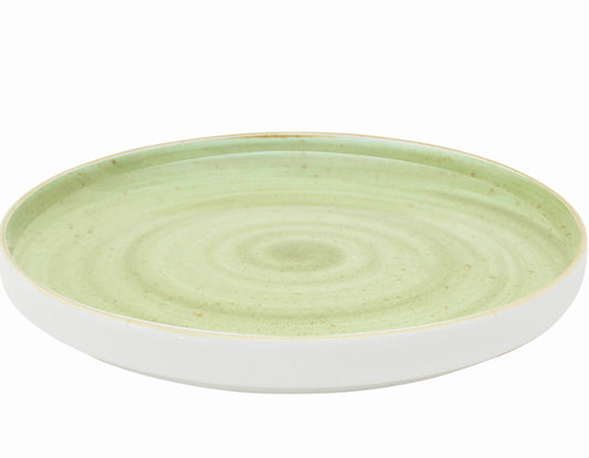 KADEN JAVA Teller mit Rand, Menü Ø 26 x 3 cm - Green