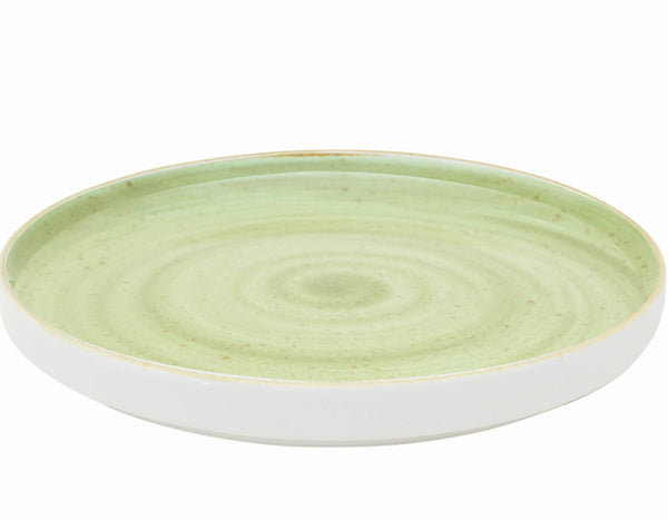 KADEN JAVA Teller mit Rand, Menü Ø 26 x 3 cm - Green