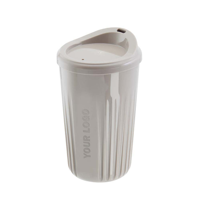 TO-GO Mehrwegbecher - (Ø 8,5 x 13,5) - 0,4 l - (PP) - Braun