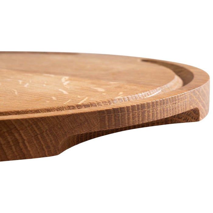 PIZZA Servierbrett - (Ø 34 x 2 cm) - Eichenholz