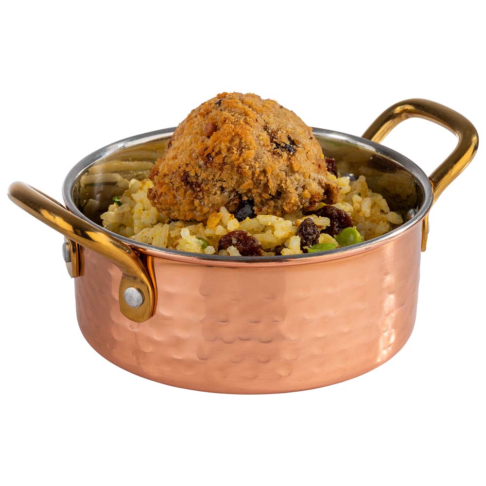 MUMBAI Serviertöpfchen - (Ø 11,5 x 4,5 cm) - 0,35 l -  Edelstahl