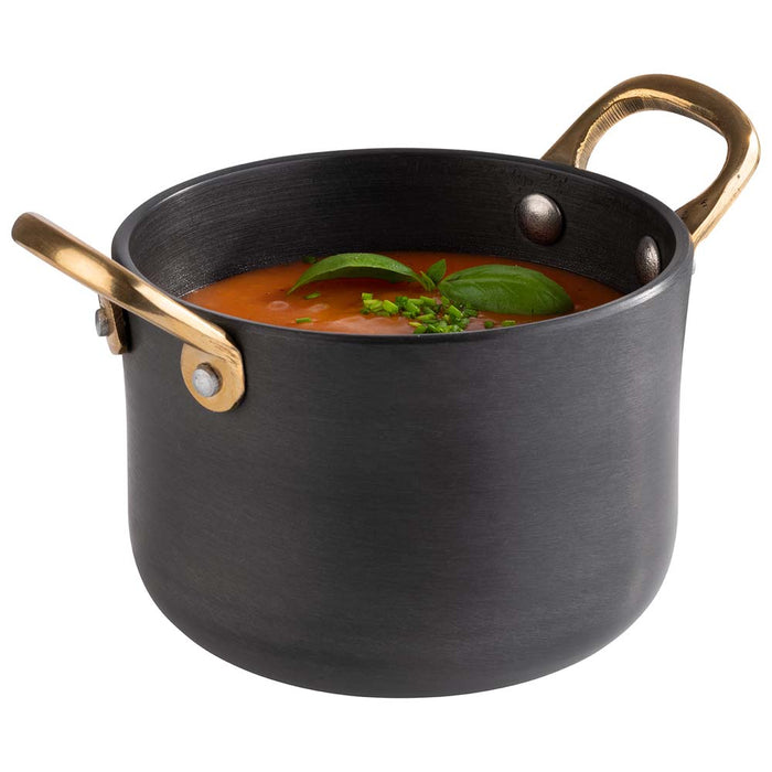 DELHI Serviertöpfchen - (Ø 11,5 x 9,5 cm) - 0,6 l - Aluminium