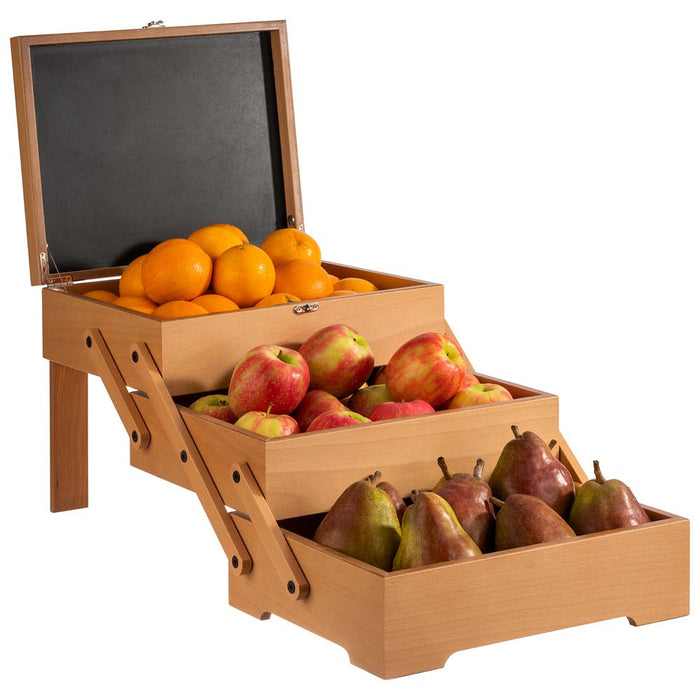 SEWING BASKET Buffetbox - 26 x 29 x 28 cm - Helles Eichenholz