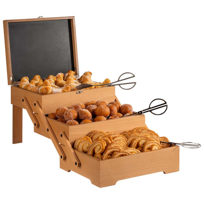 SEWING BASKET Buffetbox - 26 x 29 x 28 cm - Helles Eichenholz