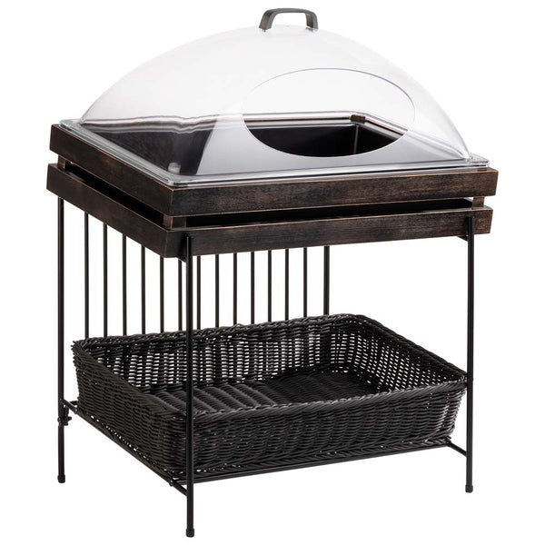 Buffetgestell  GN1/1 + GN1/2 -  Schwarz - Metall