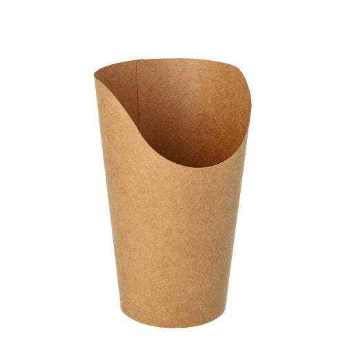 Wrap Cup - 13,4 x 6 x 8 cm - Braun - 470 ml (10 x 50 Stück)