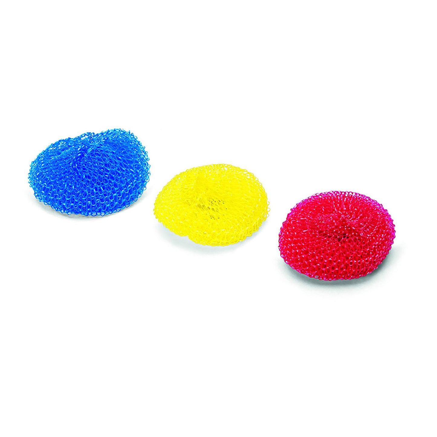 Topfreinigerset 3tlg. - Kunststoff - Blue, Gelb, Rot