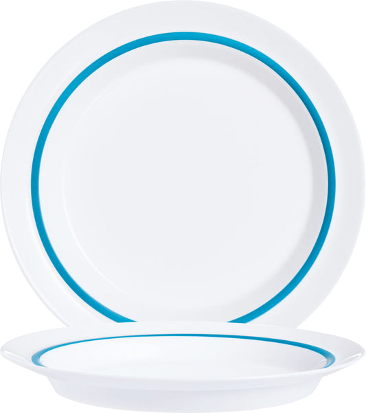 AUTONOMY Menüteller - Ø 23 cm - Blue