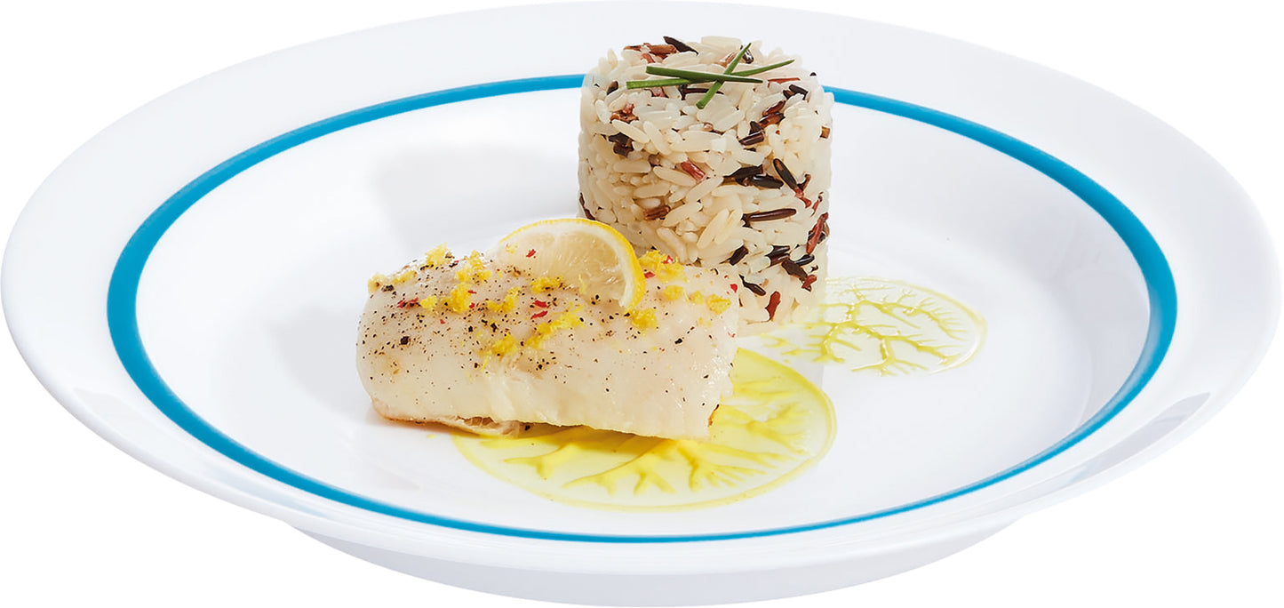 AUTONOMY Menüteller - Ø 23 cm - Blue