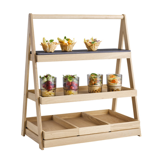 VALO Etagère - 3-stufig - Holz - 55,5 x 26,5 x 64 cm
