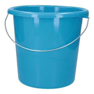 Kunststoffeimer - 28,5 x 27,5 cm - mit Henkel -  10 l -  Blau