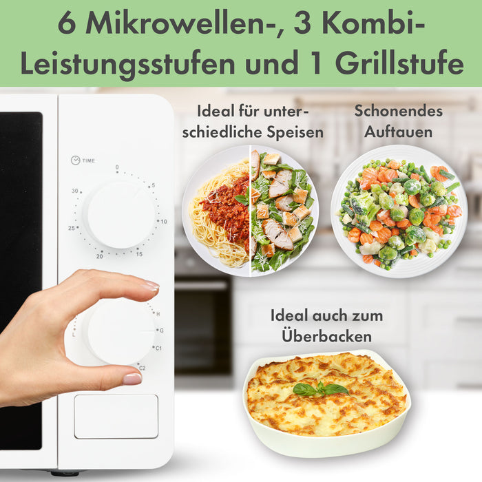Mikrowelle MWG 792 - 20 Liter - 800 Watt /Weiß