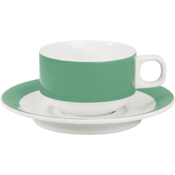 COLOURS Kaffeetasse - 20 cl - (stapelbar) - Petrol