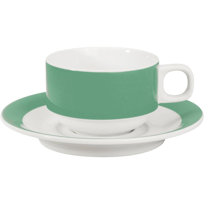 COLOURS Kaffeetasse - 20 cl - (stapelbar) - Petrol