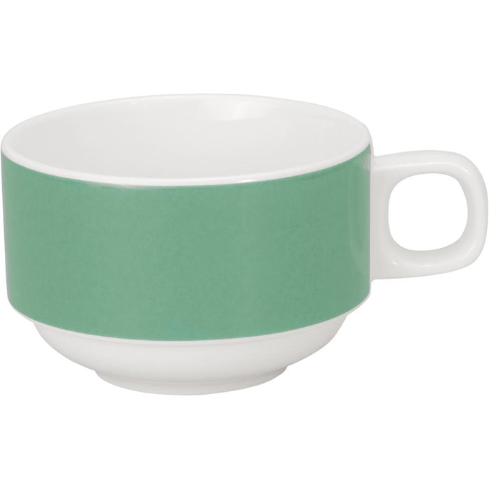 COLOURS Kaffeetasse - 20 cl - (stapelbar) - Petrol