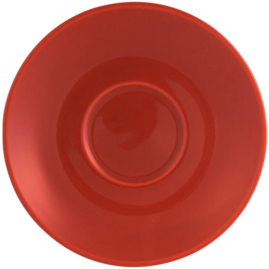 NANA Kaffee-Untertasse - (Ø 14,2 cm) - Kaminrot