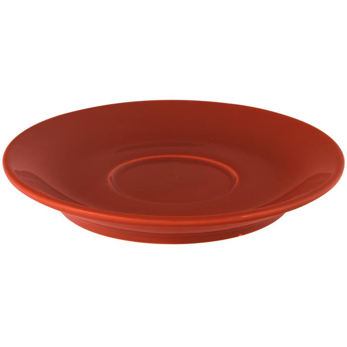 NANA Cappuccino-Untertasse - (Ø 16,3 cm) - Kaminrot