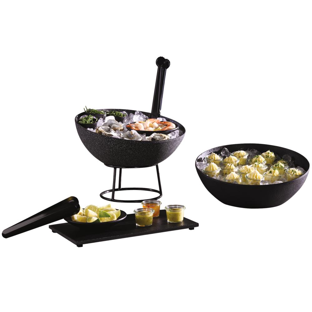 FROSTFIRE Schale - 3 l - (Ø 32,5 x 14 cm) - Aluminium - Granit