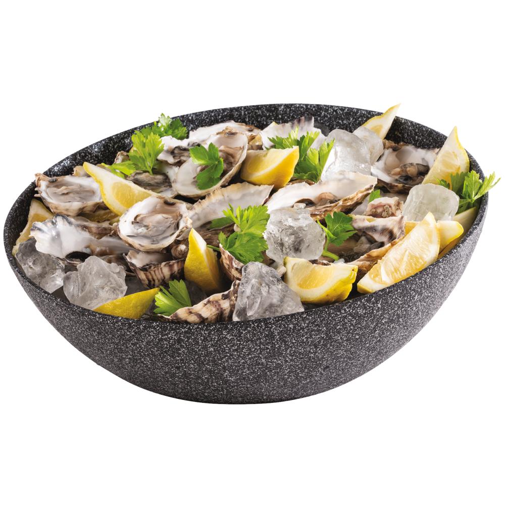 FROSTFIRE Schale - 3 l - (Ø 32,5 x 14 cm) - Aluminium - Granit