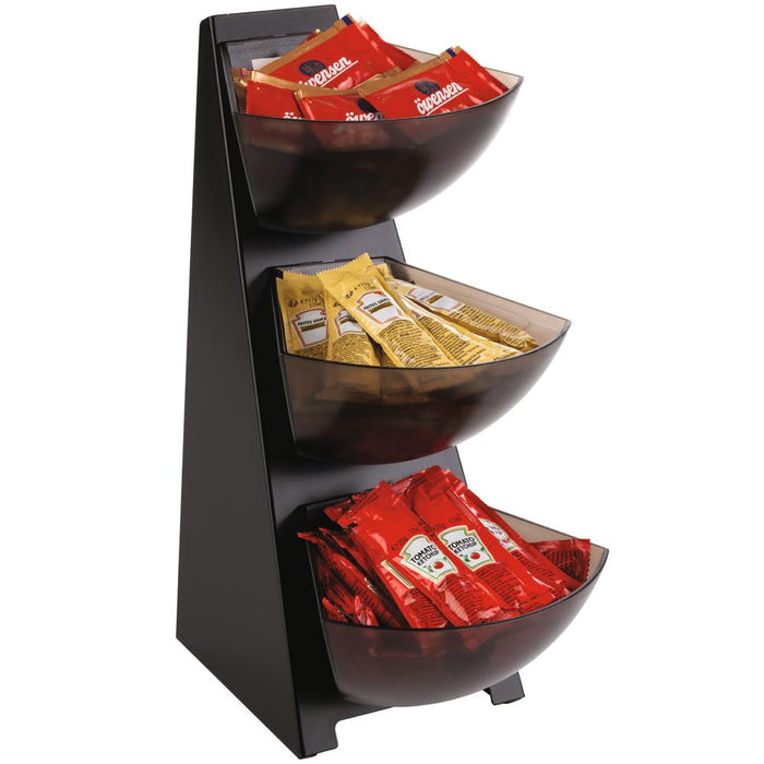 MULTI RACK Gestell (3-stufig) - 21 x 16 x 41 cm - Edelstahl 18/0, ABS