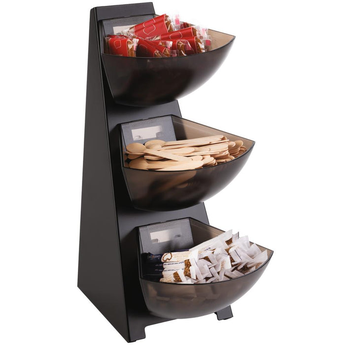 MULTI RACK Gestell (3-stufig) - 21 x 16 x 41 cm - Edelstahl 18/0, ABS