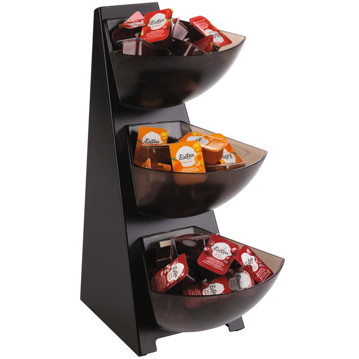 MULTI RACK Gestell (3-stufig) - 21 x 16 x 41 cm - Edelstahl 18/0, ABS