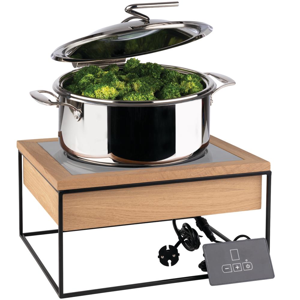 VALO Induktionsstation-Set (4-teilig) - (Ø 24 cm) - Eiche