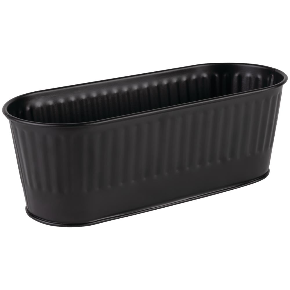 UTENSILO Besteckkorb - 2 l -  (29,5 x 12 x 10 cm) - 18/0 - Schwarz