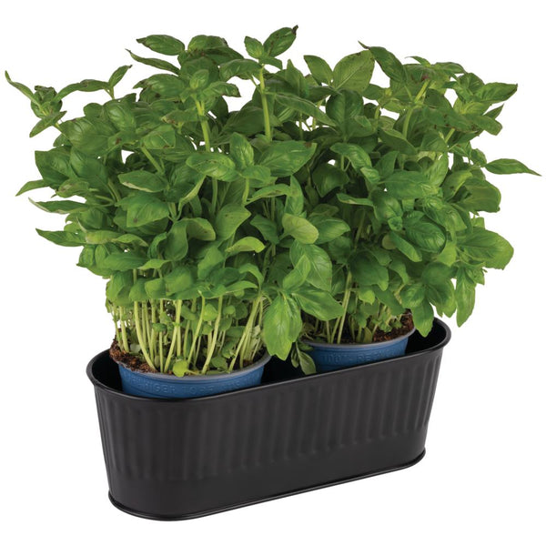 UTENSILO Besteckkorb - 2 l -  (29,5 x 12 x 10 cm) - 18/0 - Schwarz