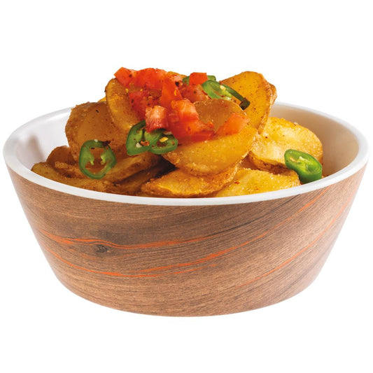 CRAZY WOOD Schale - 0,5 l - (Ø 15,5 x 5,5 cm) - Melamin