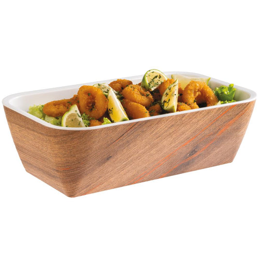 CRAZY WOOD Schale - 1,8 l - (GN 1/4) -  Melamin