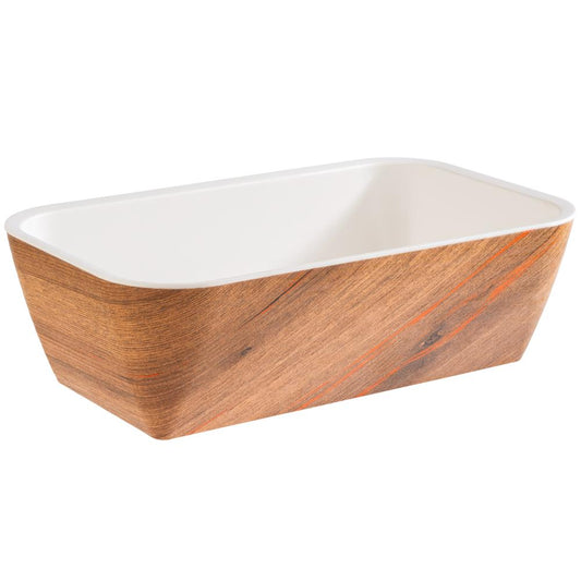 CRAZY WOOD Schale - 1,8 l - (GN 1/4) -  Melamin